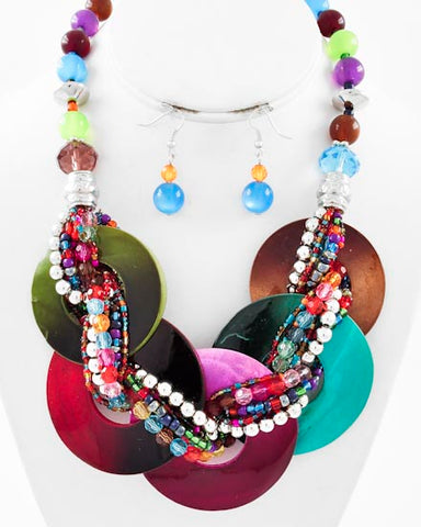 Zuri Multicolor Necklace SET