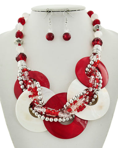 Kandy Kane Necklace Set