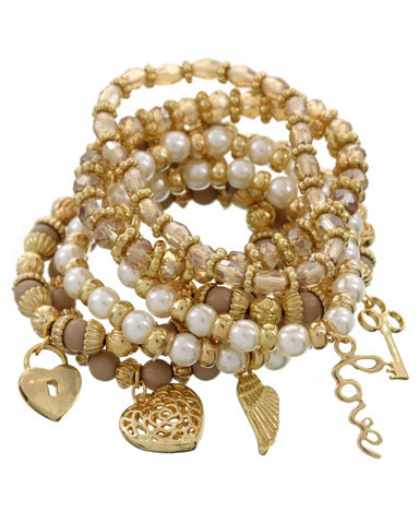 LOVE Layer Charm Bracelet