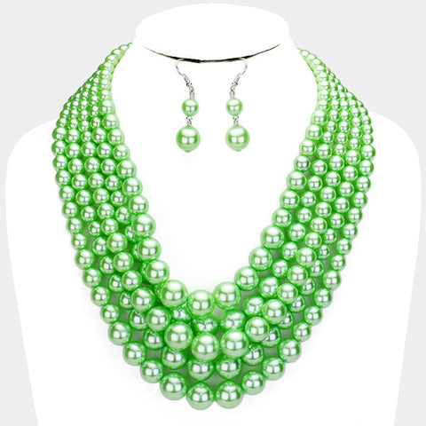 'Paula' Pearl Layer Lime